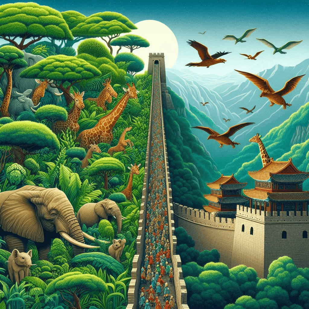 The Great Green Wall vs The Great Wall of China